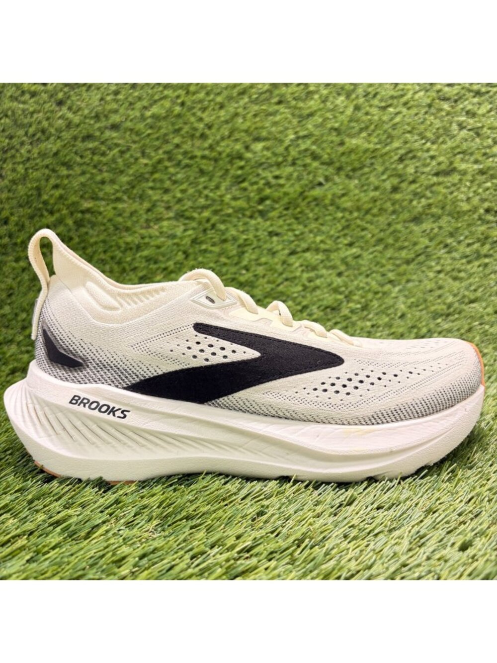 Brooks Glycerin 23 Womens Size 8 White Black Athletic Running Shoes Sneakers